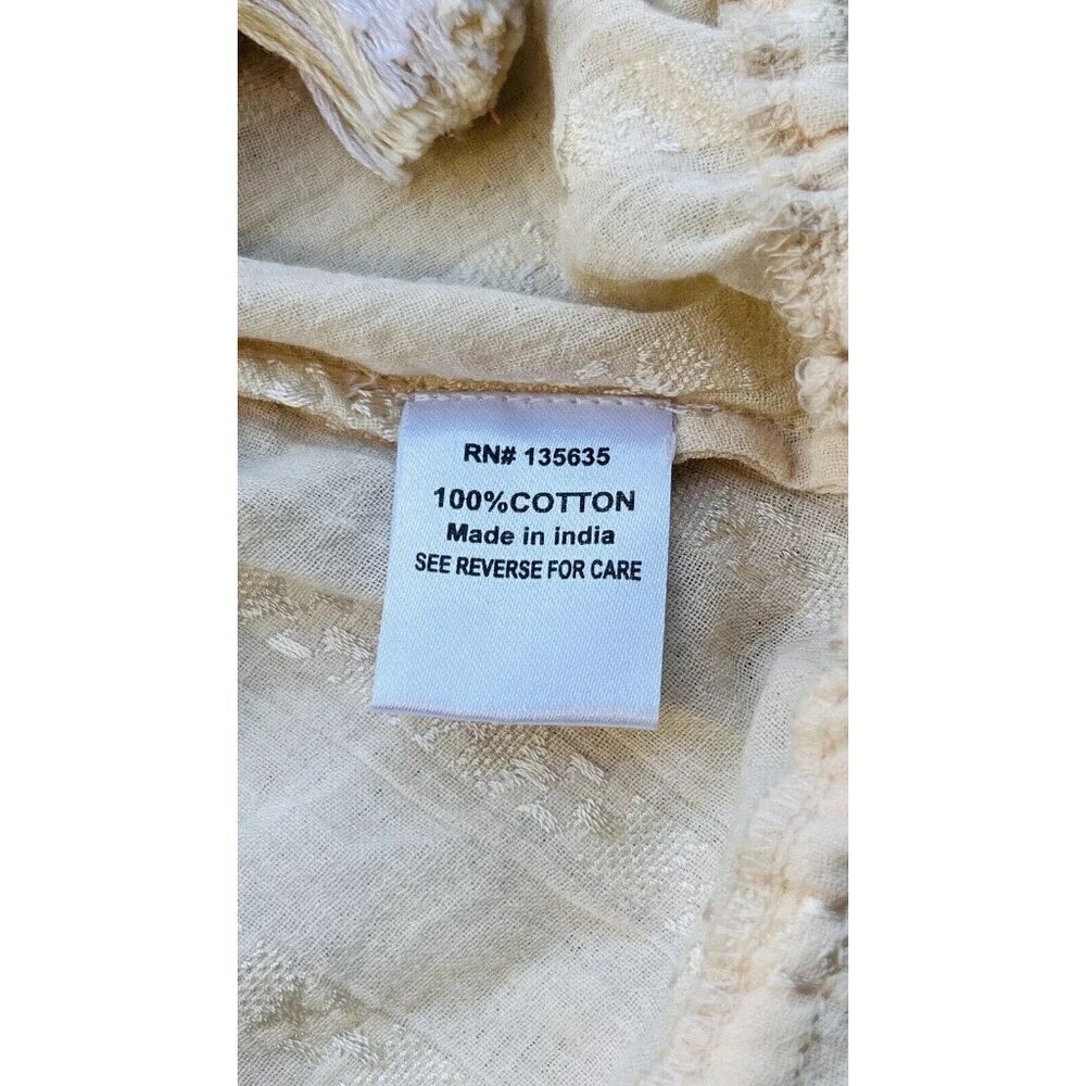 Love Sam Womens Midsummer Moments Cropped Top Size S Cream $180 NG99 - Picture 8 of 11